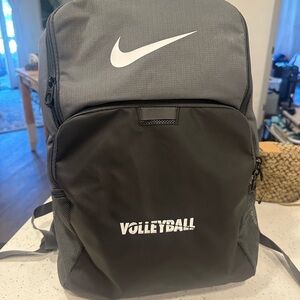 Nike Black and Gray Backpack